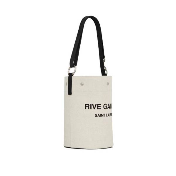 YSL Saint Laurent 聖羅蘭 Rive Gauche 帆布水桶包 YSL Saint Laurent 聖羅蘭 Rive Gauche 帆布水桶包