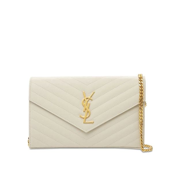 【3色】Saint Laurent 聖羅蘭 YSL LE Monogramme 粒面壓印皮革單肩斜挎包